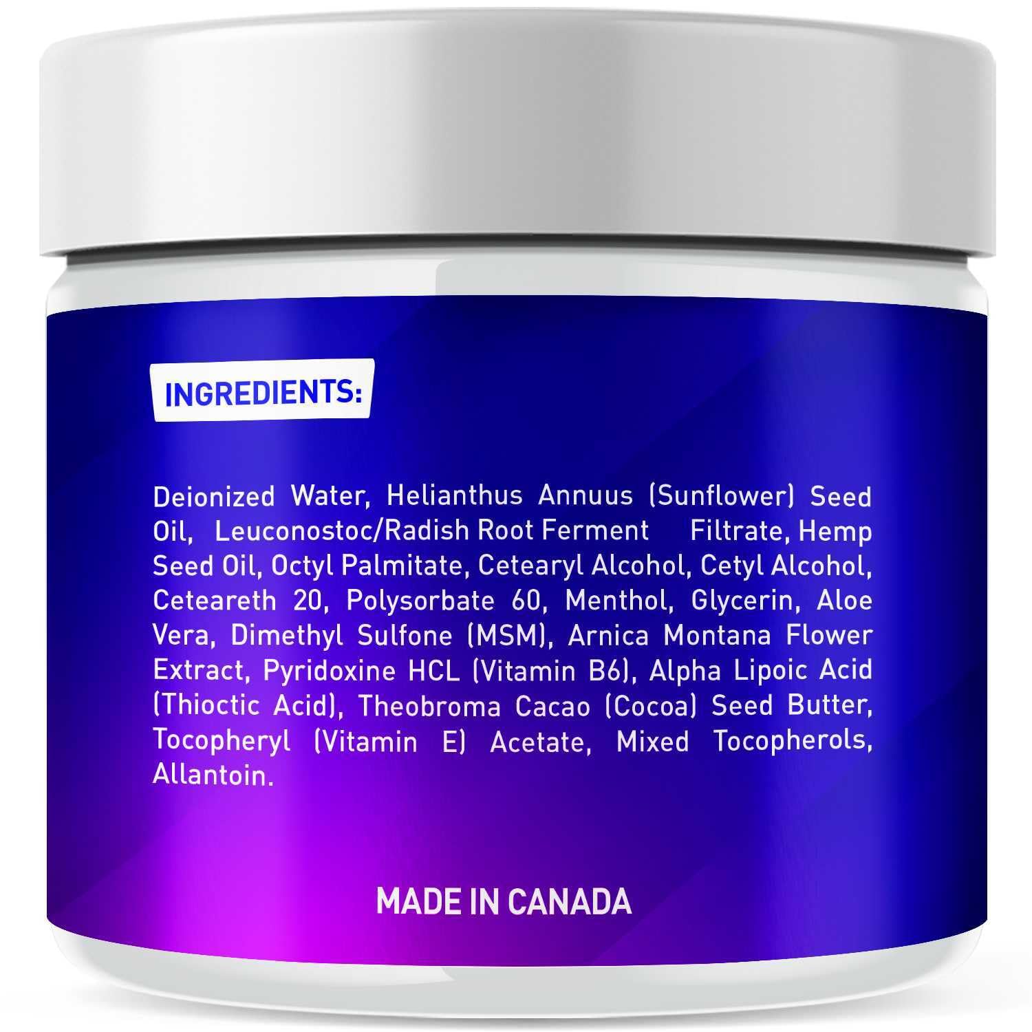 Pharmapulse Neuropathy Nerve Therapy & Relief Cream - Maximum Strength Relief Cream for Foot, Hands, Legs, Toes Includes Alpha Lipoic Acid, Arnica, Vitamin B6, Aloe Vera, MSM - Effective Soothing 4oz - Maple Wellness Supplements