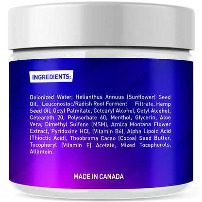 Pharmapulse Neuropathy Nerve Therapy & Relief Cream - Maximum Strength Relief Cream for Foot, Hands, Legs, Toes Includes Alpha Lipoic Acid, Arnica, Vitamin B6, Aloe Vera, MSM - Effective Soothing 4oz - Maple Wellness Supplements