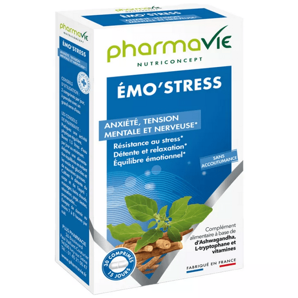 Pharmavie Nutriconcept Émo'Stress 30 tablets - Maple Wellness Supplements