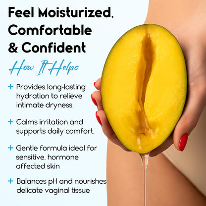 Pharmlitalia Vaginal Moisturizer Gel for Vagina Health, Moisturizer Applicators for Vaginal Dryness Relief and Long Lasting Wetness - Pre and Post Menopausal - 12 Pre Filled Applicators - Maple Wellness Supplements