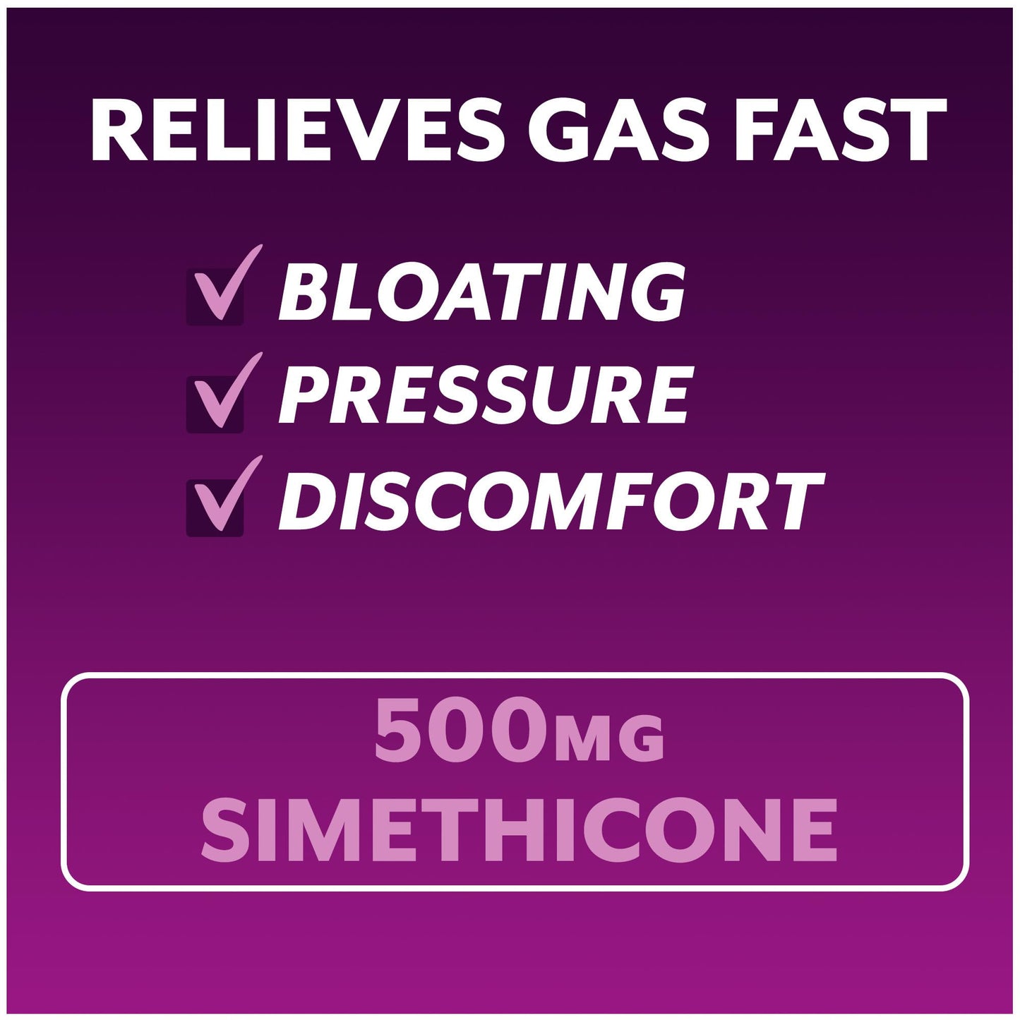 Phazyme Ultimate Strength Anti-Gas 500 mg Simethicone Gas Relief for Adults, Fast Gels Quickly Ease Bloating, Pressure and Discomfort, 20 Count - Maple Wellness Supplements