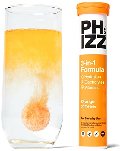Phizz Electrolytes, Multivitamin & Hydration Tablets - 20 Effervescent Rehydration Electroly - Maple Wellness Supplements