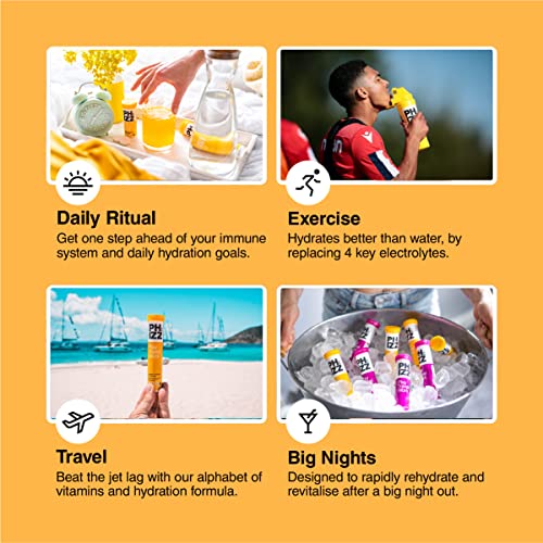 Phizz Electrolytes, Multivitamin & Hydration Tablets - 20 Effervescent Rehydration Electroly - Maple Wellness Supplements