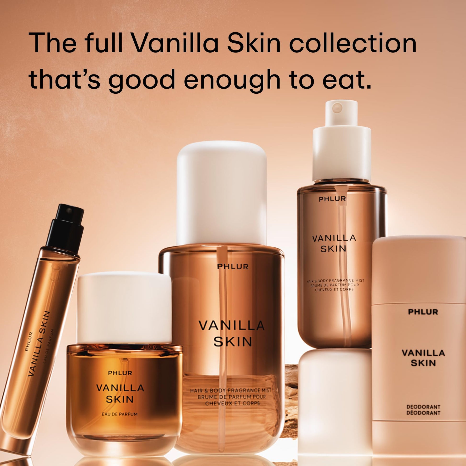 PHLUR Vanilla Skin Natural Deodorant, 1.76 Oz – Aluminum Free Deodorant for Women & Men, Long Lasting Odor Protection with Vanilla, Sandalwood & Pink Apple, Deodorant Stick - Maple Wellness Supplements
