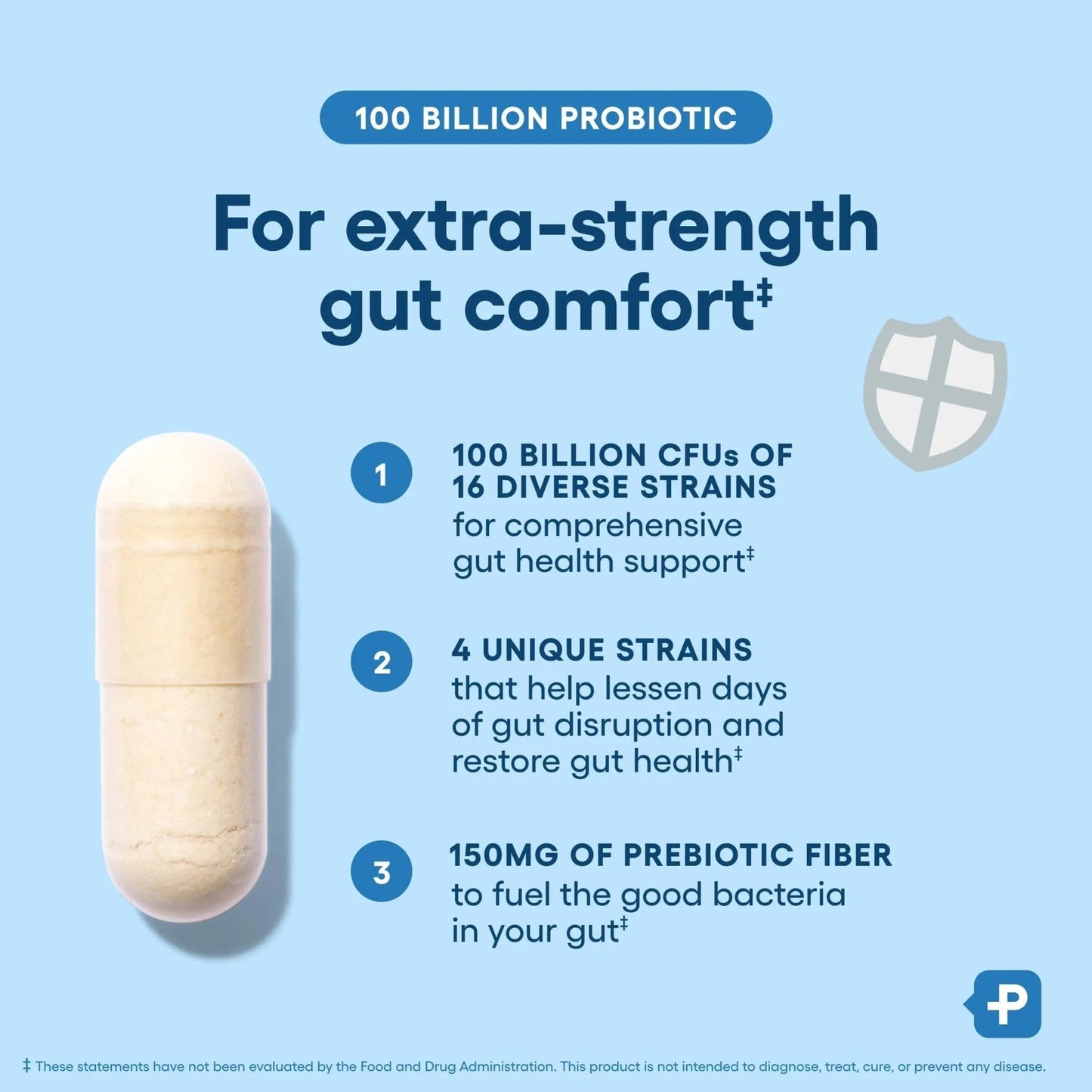 Physician's CHOICE 100 Billion Advanced Probiotic - 16 Strains + Organic Prebiotics - Digestive & Gut Health - Supports Occasional Constipation, Diarrhea, Gas & Bloating - Probiotics for Women & Men - Maple Wellness Supplements