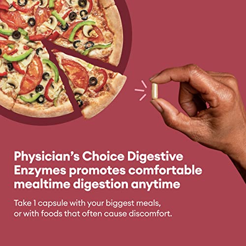 Physician's CHOICE Digestive Enzymes - Multi Enzymes, Organic Prebiotics & Probiotics - Maple Wellness Supplements