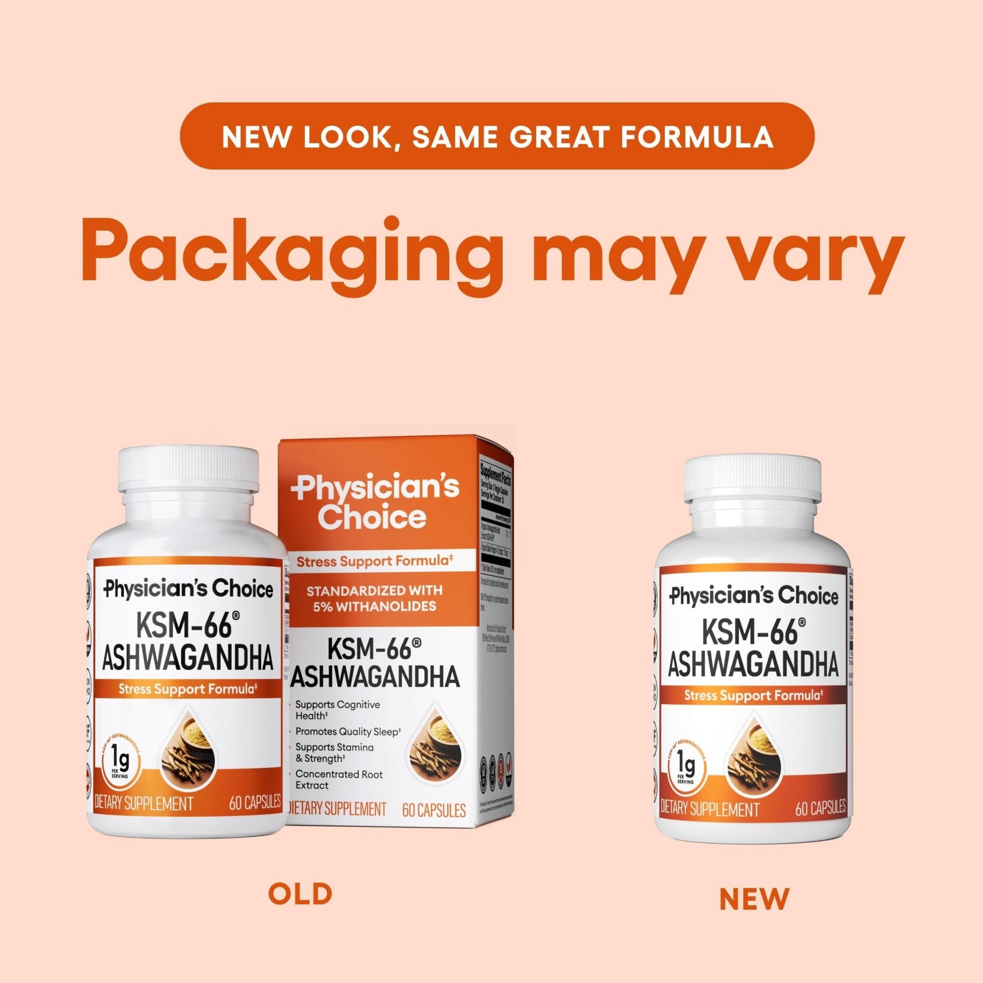 Physician's CHOICE KSM-66 Ashwagandha Root Powder Extract 1,000mg - Organic - with Black Pepper for Maximum Absorption - 5% Withanolides - Maple Wellness Supplements
