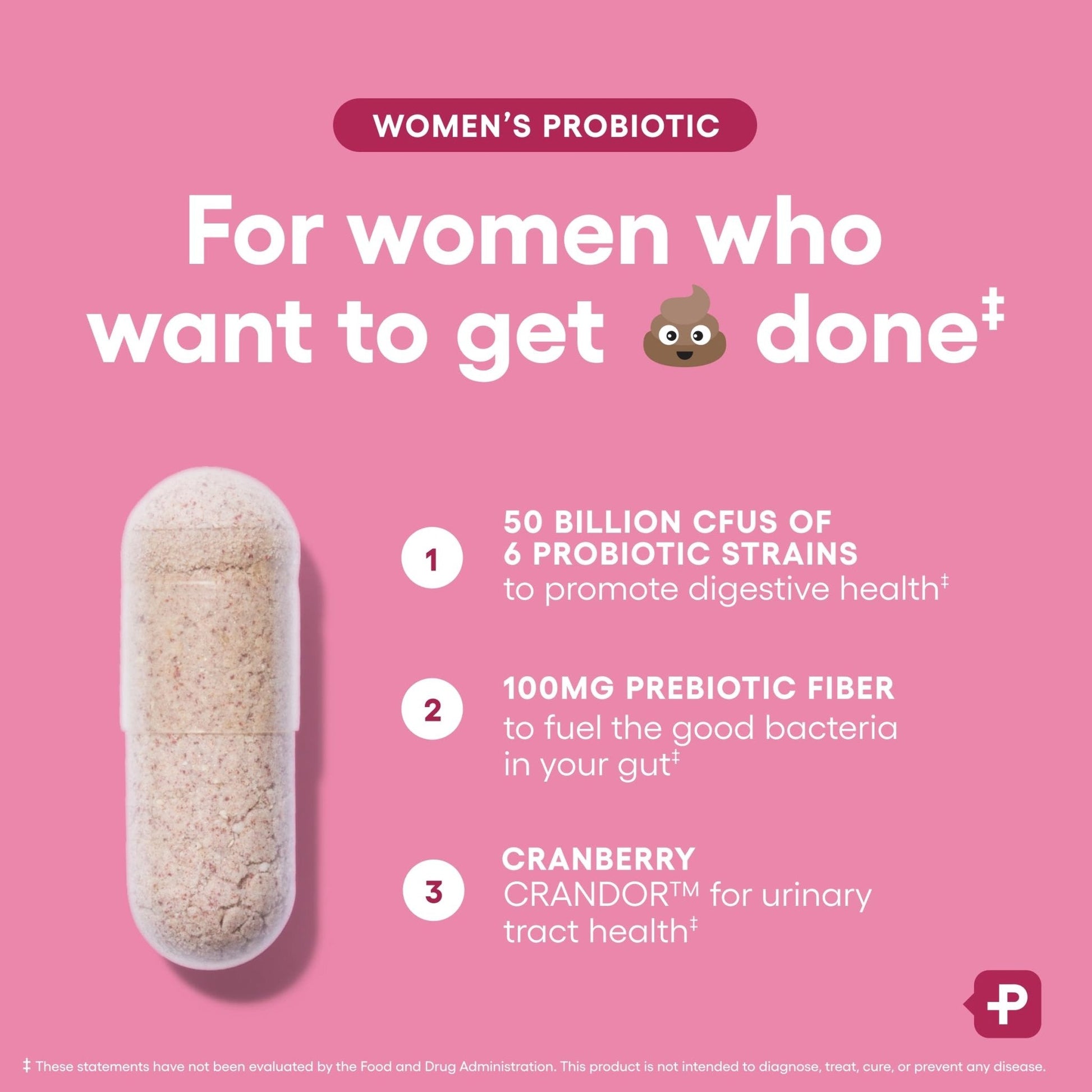 Physician's CHOICE Probiotics for Women - PH Balance, Digestive, UT, & Feminine Health - 50 Billion CFU - 6 Unique Strains for Her - Organic Prebiotics - Maple Wellness Supplements