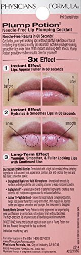 Physicians Formula Plump Potion™ Needle-Free Lip Plumping Cocktail Lip Gloss, Pink Crystal Potion, Hypoallergenic, Fragrance Free, Dermatologist Approved - Maple Wellness Supplements