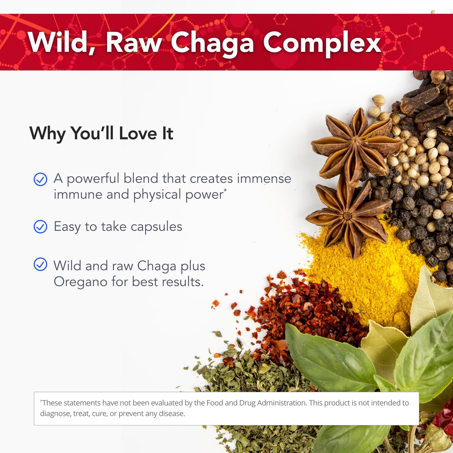 Physician's Strength ChagaStrength - 90 Capsules - Wild, Raw Chaga Complex - Immune & Physical Support - Non-GMO - 90 Servings - Maple Wellness Supplements