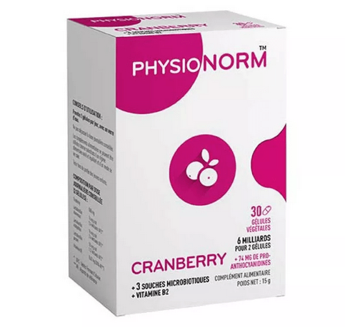 Physionorm Cranberry - IMMUBIO - Maple Wellness Supplements