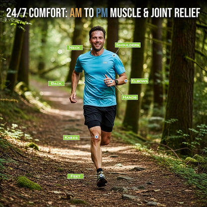 PHYTEWELL Muscle & Joint Rub Balm - Day & Night Pain Relief for Back, Knee, & Shoulder - Crafted with Arnica, Clove & Black Pepper to Support Recovery & Relaxation – Premium Non-Greasy Texture - Maple Wellness Supplements