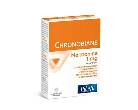 PILEJE - Chronobiane Melatonin 1 mg : Sleep Aid for Easier Falling Asleep 30 Tablets - Maple Wellness Supplements