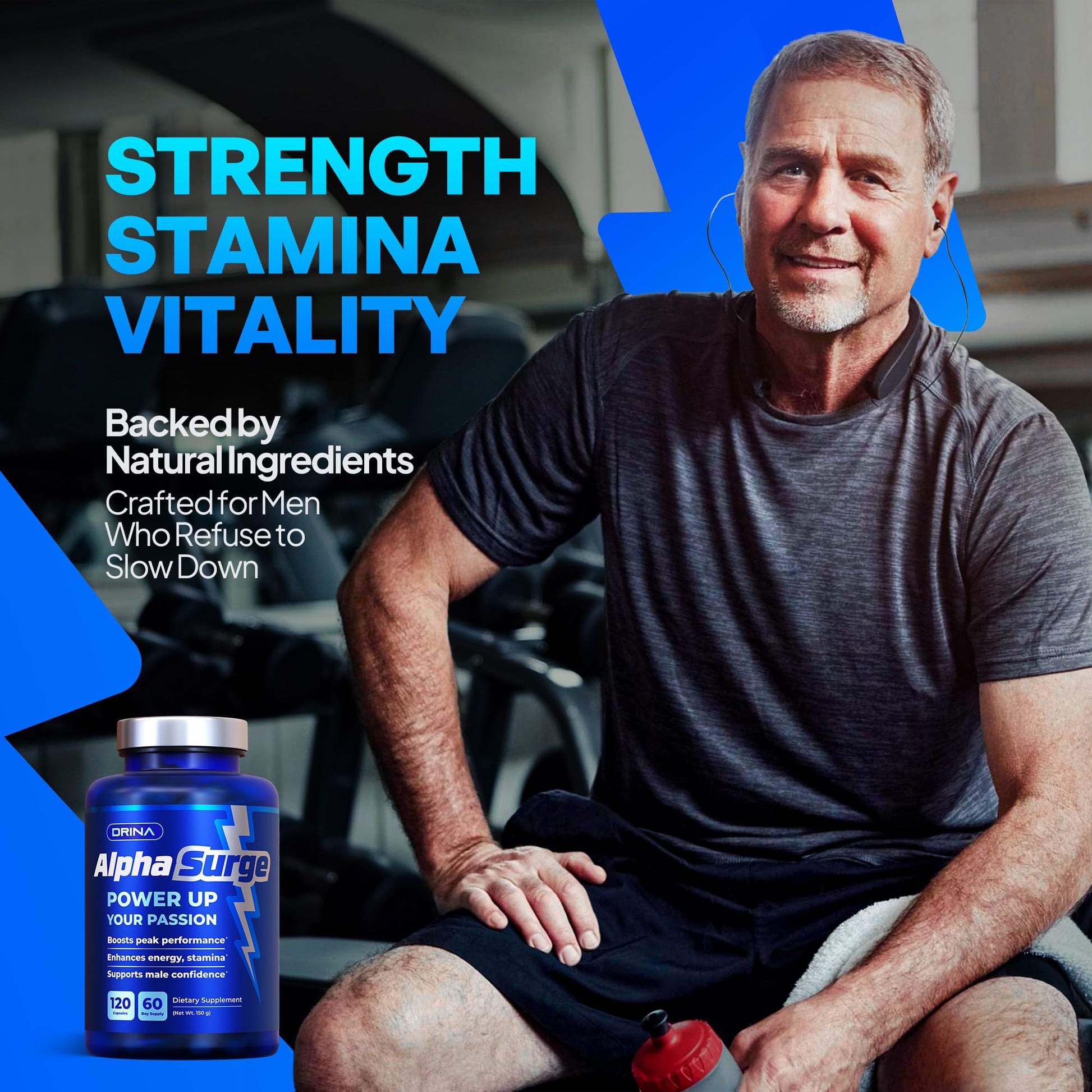 Pills for Men Fast Acting - Male Enhancing Supplement Testosterone Booster - Blood Flow, Libido, Size, Girth, Hardness, Stamina, Enlargement, Growth - Natural Performance Enhancer - 2 Month Supply - Maple Wellness Supplements