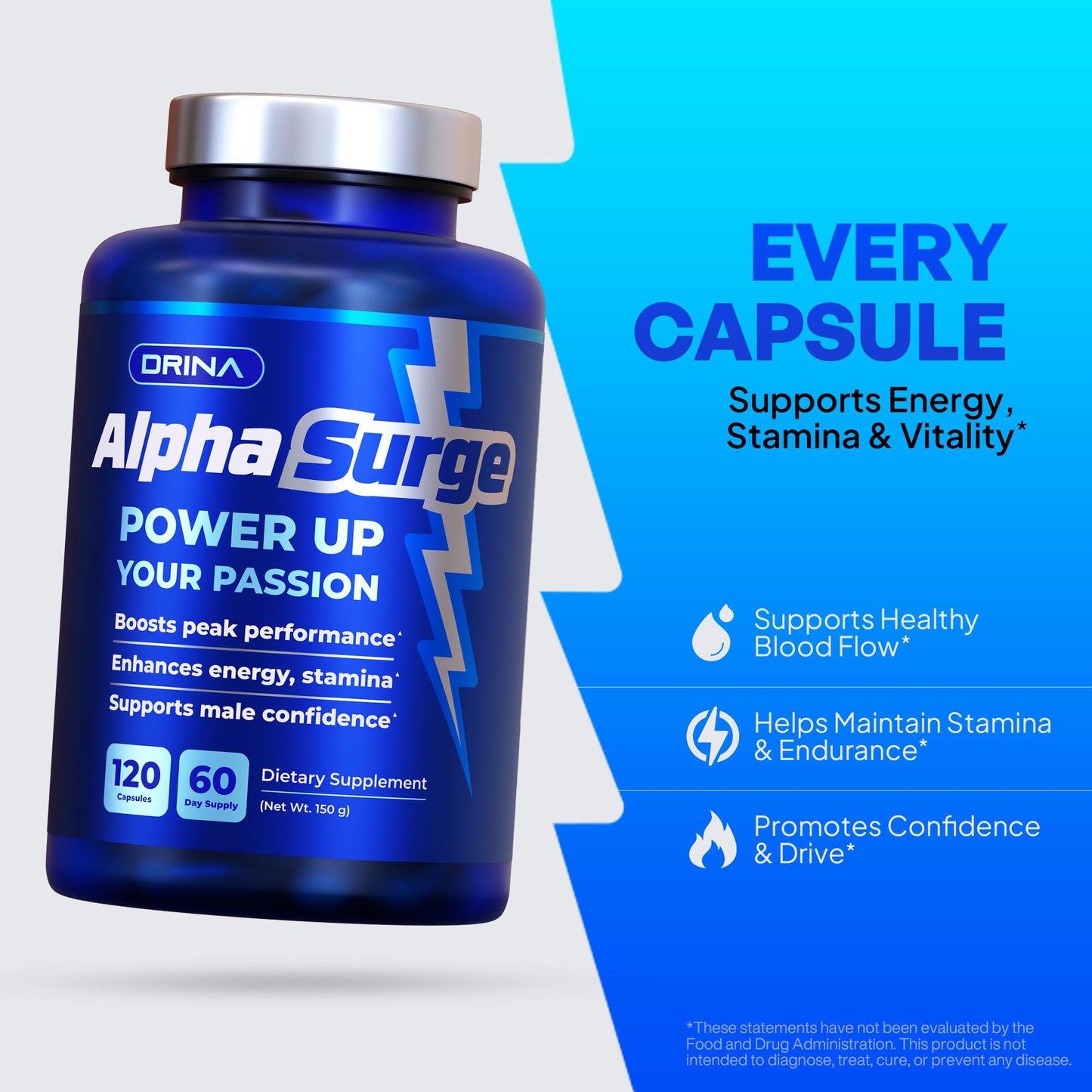 Pills for Men Fast Acting - Male Enhancing Supplement Testosterone Booster - Blood Flow, Libido, Size, Girth, Hardness, Stamina, Enlargement, Growth - Natural Performance Enhancer - 2 Month Supply - Maple Wellness Supplements