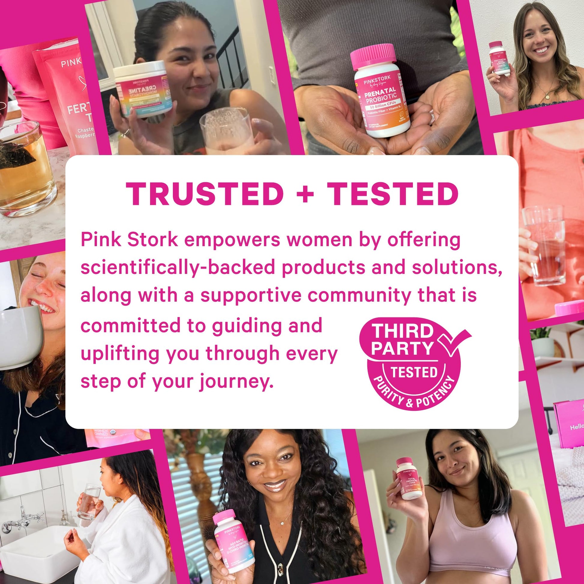 Pink Stork Hormone Balance Gummies for Women – PMS, Menopause & Estrogen Support – Mood, Bloating, Hot Flashes & Energy – Red Raspberry Leaf, Black Cohosh, Primrose – 60 Vegan Gummies - Maple Wellness Supplements