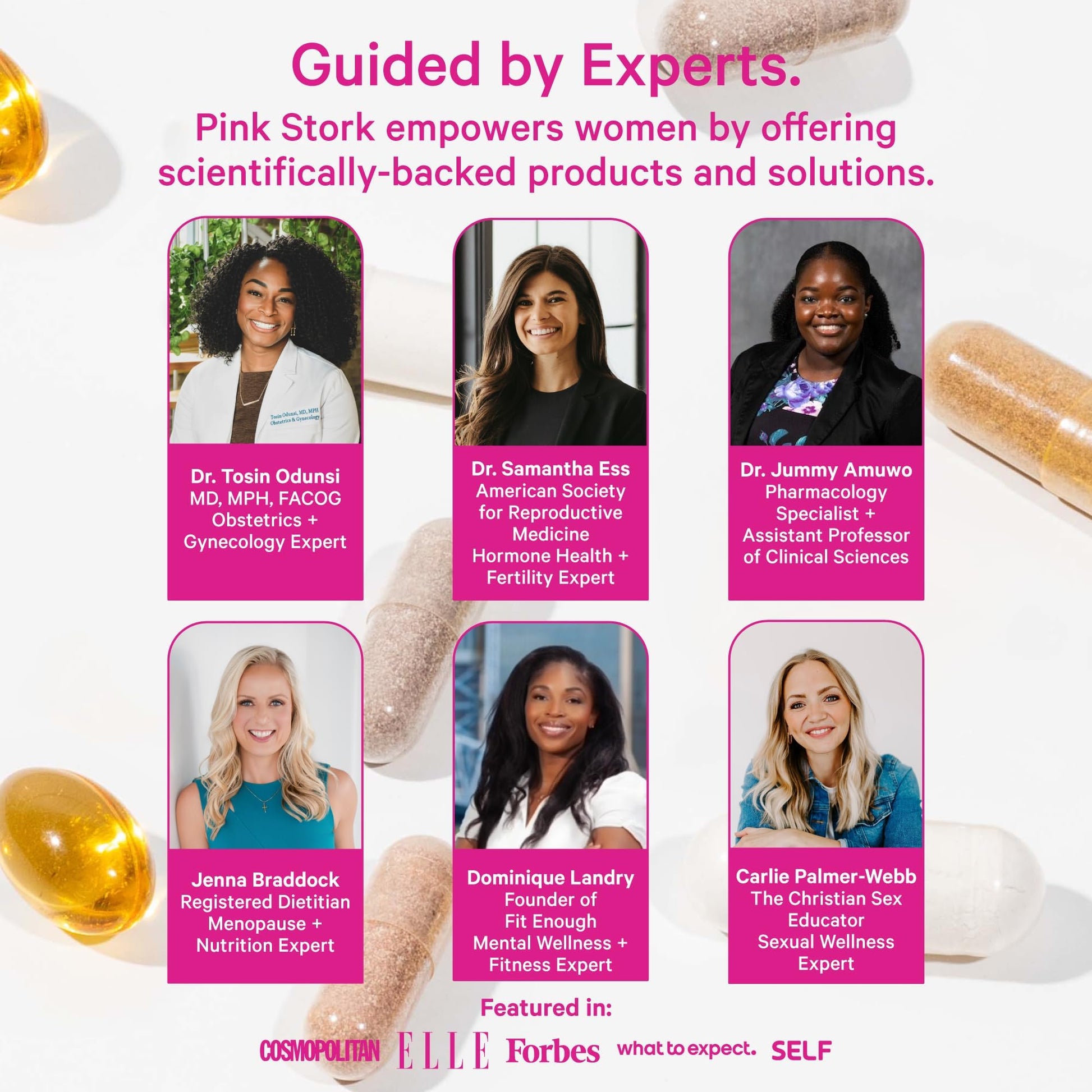 Pink Stork Total Postnatal Vitamins for Women | Vegan DHA, Iron, Folate, B12 | Postpartum Recovery Essentials | Lactation Support for Breastfeeding Moms - Maple Wellness Supplements