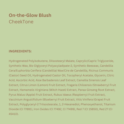 Pixi On-the-Glow Blush Stick in CheekTone, pH Reactive Hydrating Tinted Moisture Stick for Cheeks and Lips with Ginseng, Aloe Vera and Fruit Extracts, Twist-Up Design, Paraben-Free, 19g / 0.6 oz - Maple Wellness Supplements