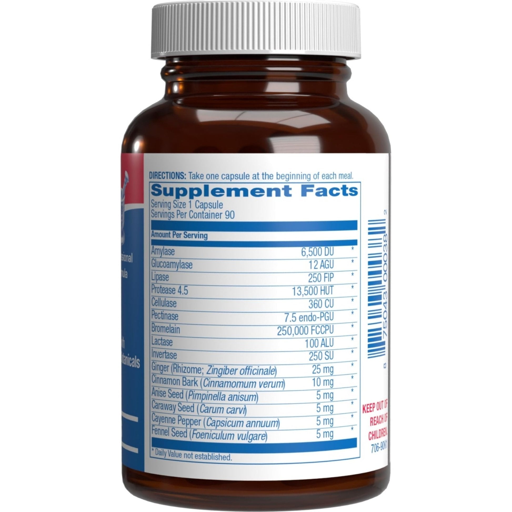 Plant Based Multi Digestive Enzymes Supplement - Clinically Formulated Digestion Supplement with Soothing Herbs and Enzymes for Women and Men - Maple Wellness Supplements