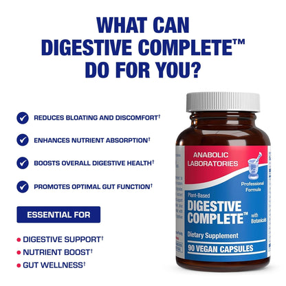 Plant Based Multi Digestive Enzymes Supplement - Clinically Formulated Digestion Supplement with Soothing Herbs and Enzymes for Women and Men - Maple Wellness Supplements