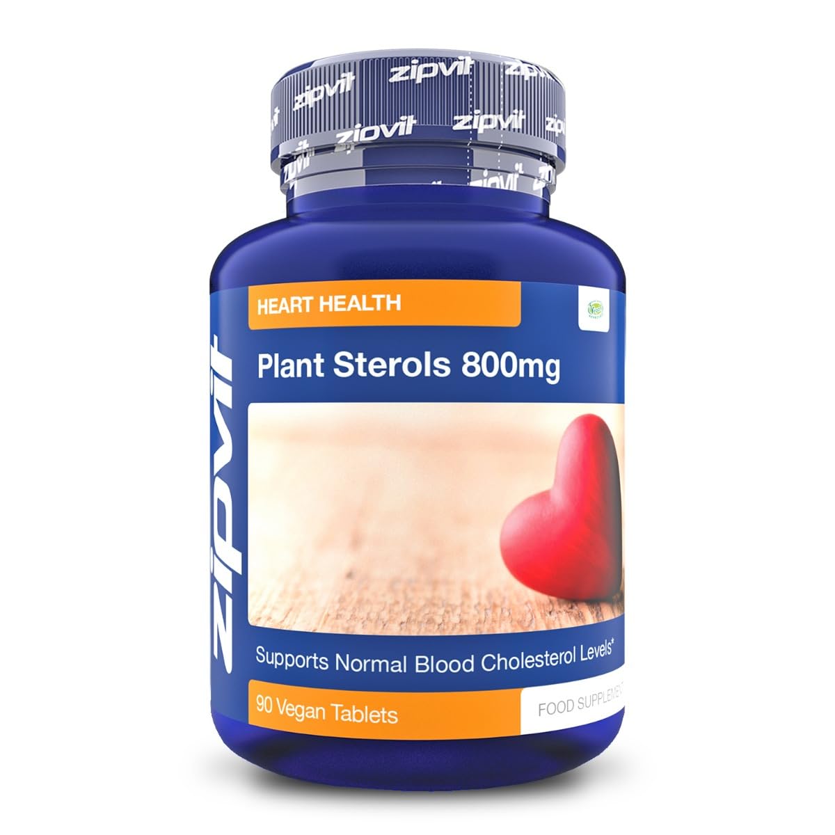 Plant Sterols High Strength 800mg, 90 Vegan Tablets, Supports and Helps Lower - Maple Wellness Supplements