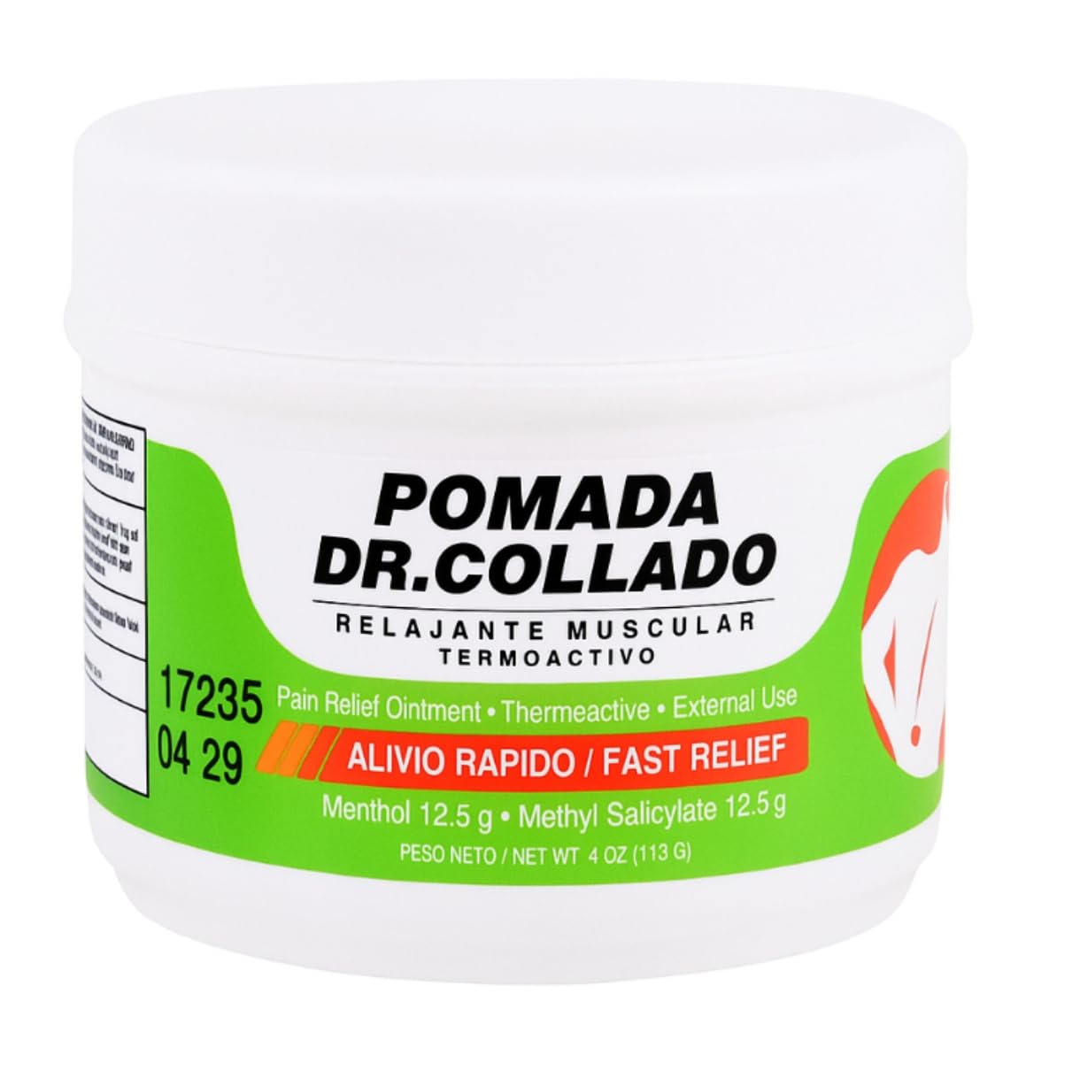 Pomada dr collado analgésico 4 oz - Maple Wellness Supplements