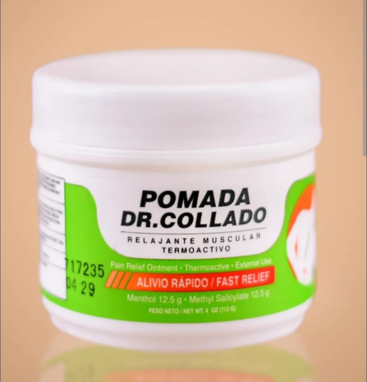 Pomada dr collado analgésico 4 oz - Maple Wellness Supplements