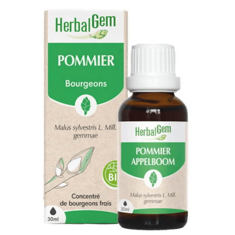Pommier BIO Macérat mère bourgeons Flacon 30 ml HERBALGEM - Maple Wellness Supplements