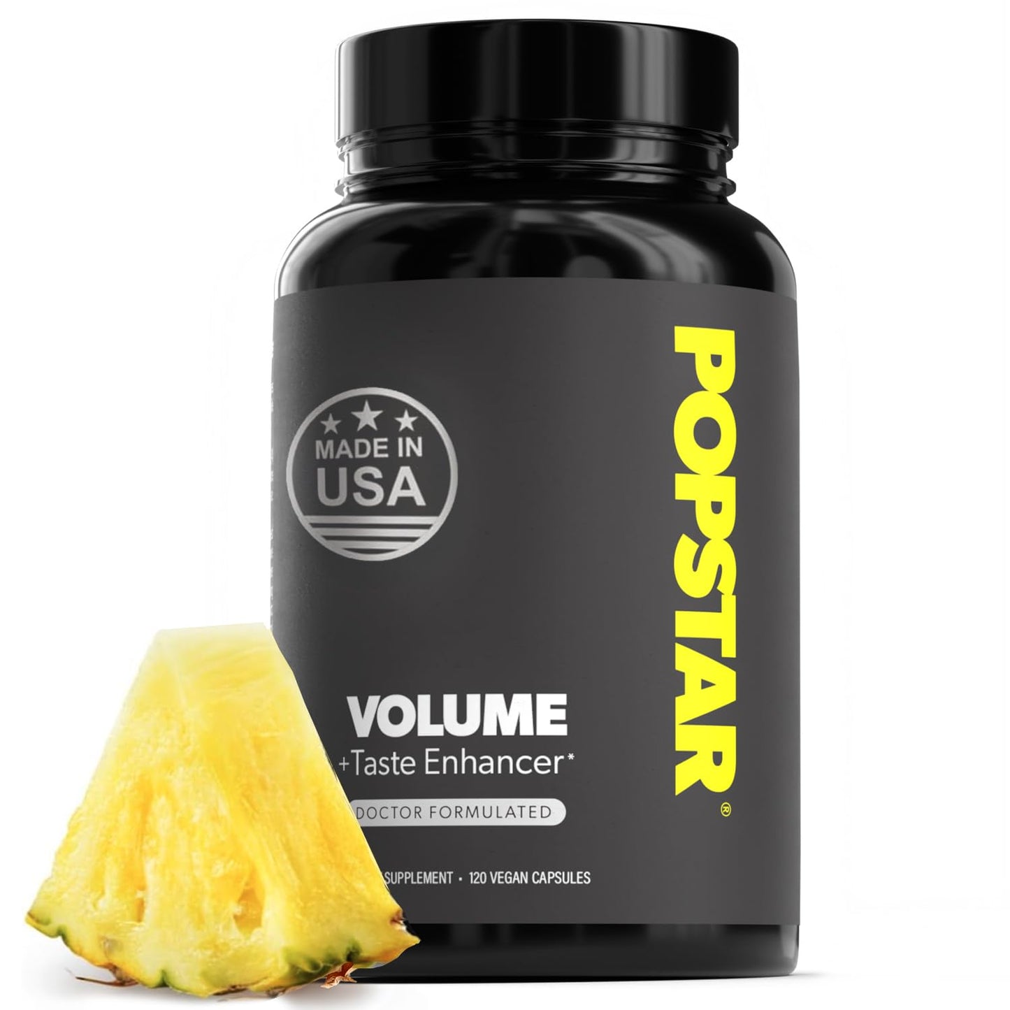 POPSTAR Labs Semen Volume Booster - Men's Semen Health & Fertility Supplement - Doctor Formulated to Increase Load Volume - Made in USA - Non-GMO, Organic - Maple Wellness Supplements