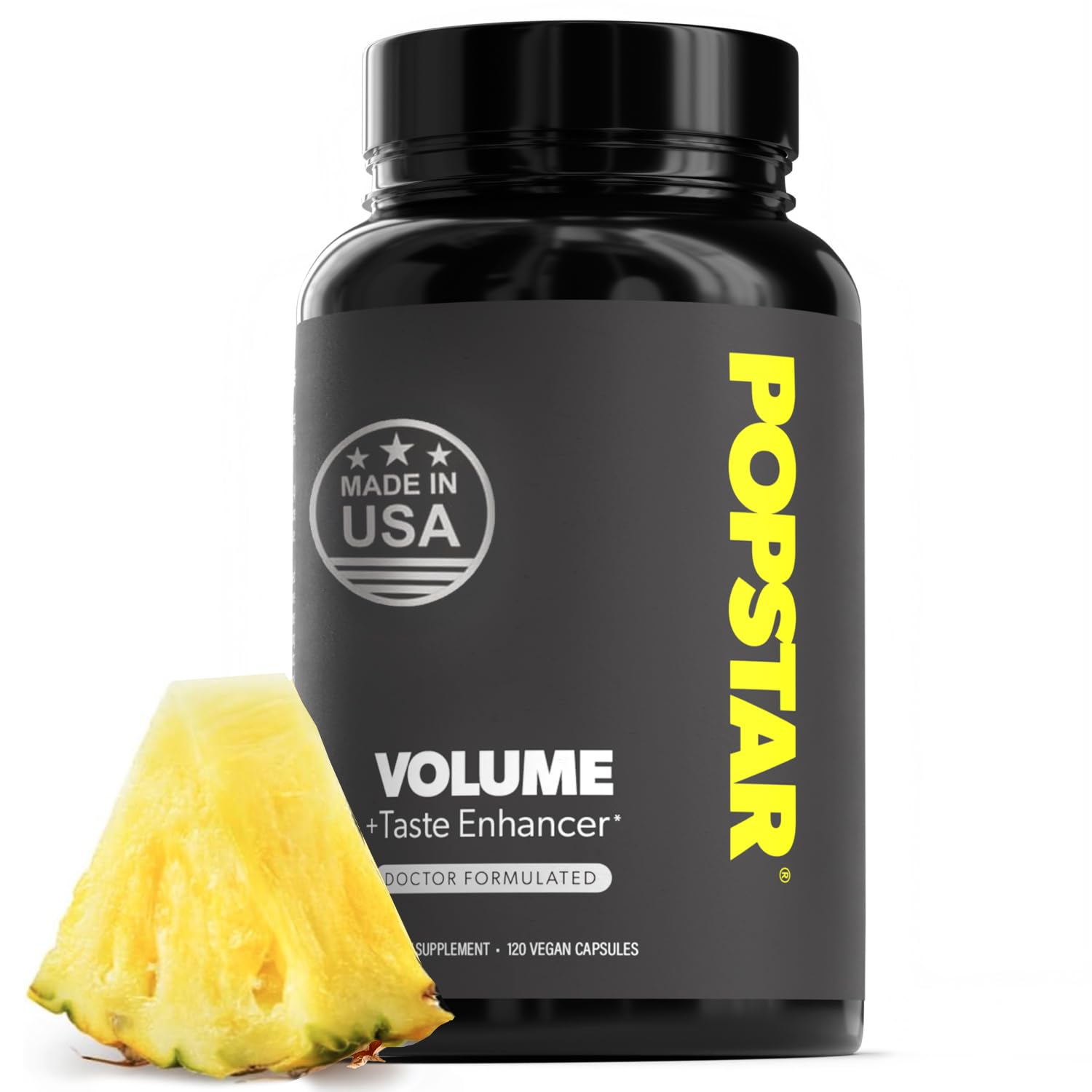 POPSTAR Labs Semen Volume Booster - Men's Semen Health & Fertility Supplement - Doctor Formulated to Increase Load Volume - Made in USA - Non-GMO, Organic - Maple Wellness Supplements