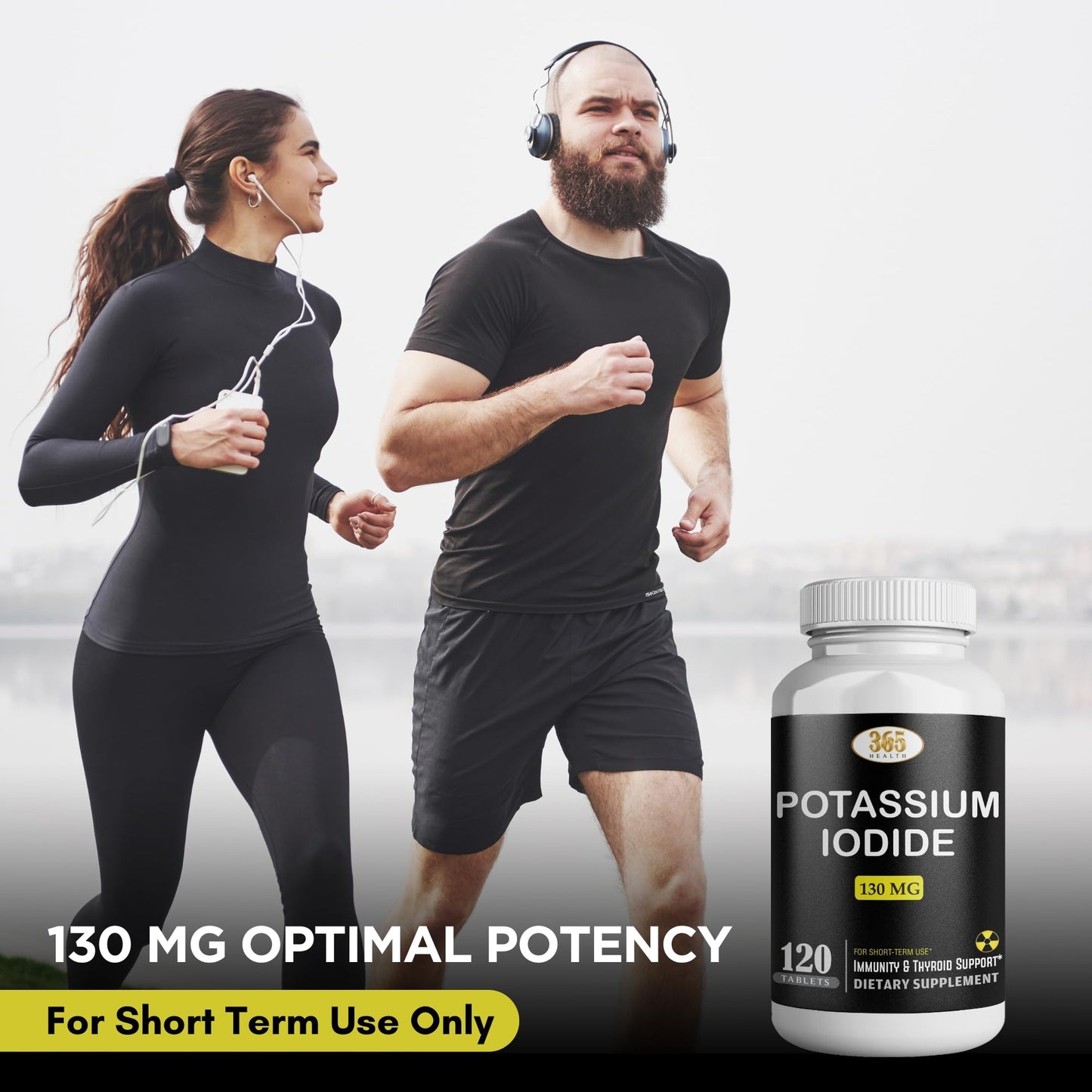 Potassium Iodide130 mg - KI Tablets- Potassium130 mg - USA Made Potassium Iodine Pills YODO Naciente - Maple Wellness Supplements