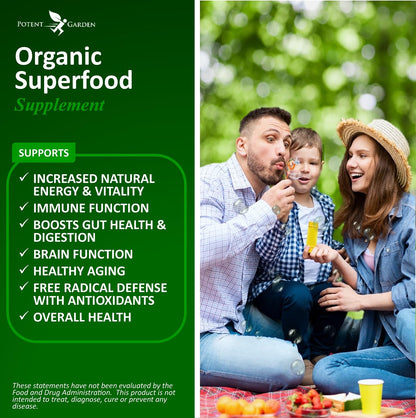 Potent Garden Daily Nutrition Bundle – Superfood Greens + Multivitamin - Maple Wellness Supplements