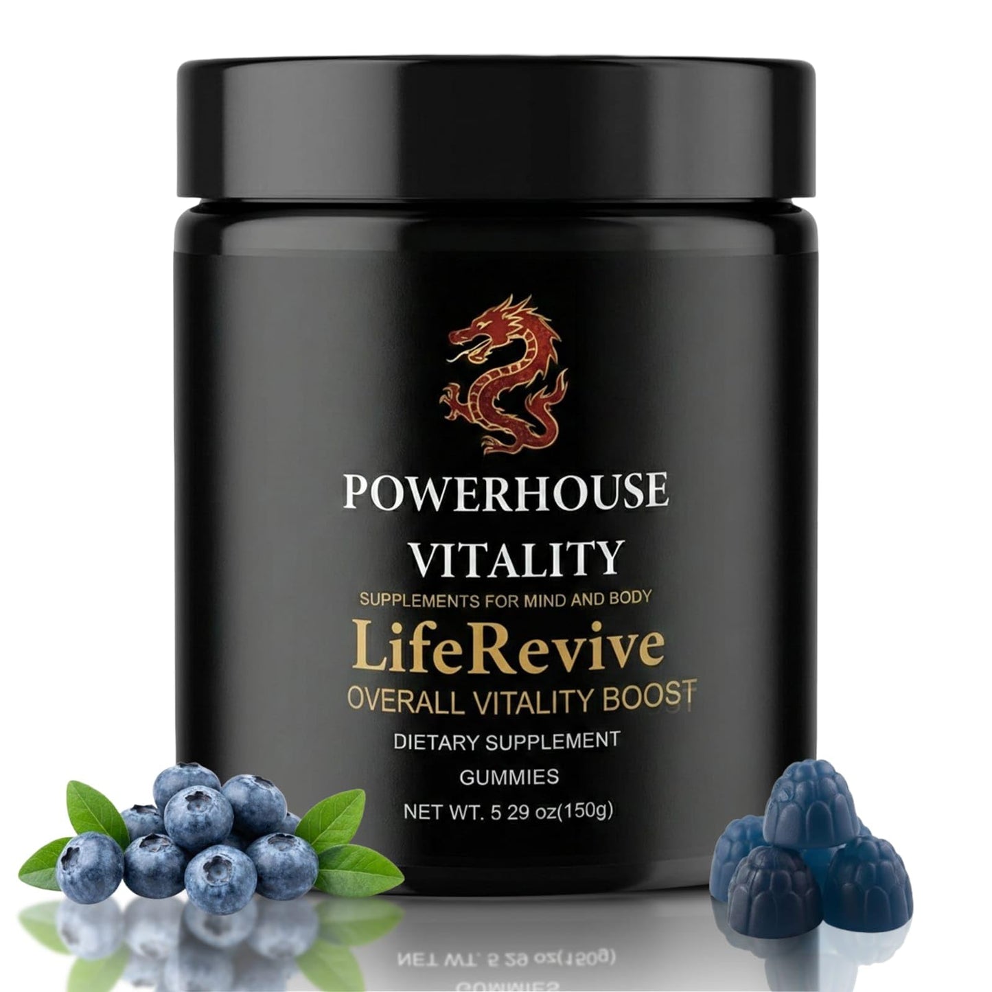 Powerhouse Vitality LifeRevive - Overall Vitality Boost | Vitamin Gummies for Men & Women - Maple Wellness Supplements
