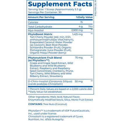 POWERLIFE Tony Horton - Foundation Phytonutrients - Myo-Inositol & D-Chiro-Inositol - Maple Wellness Supplements