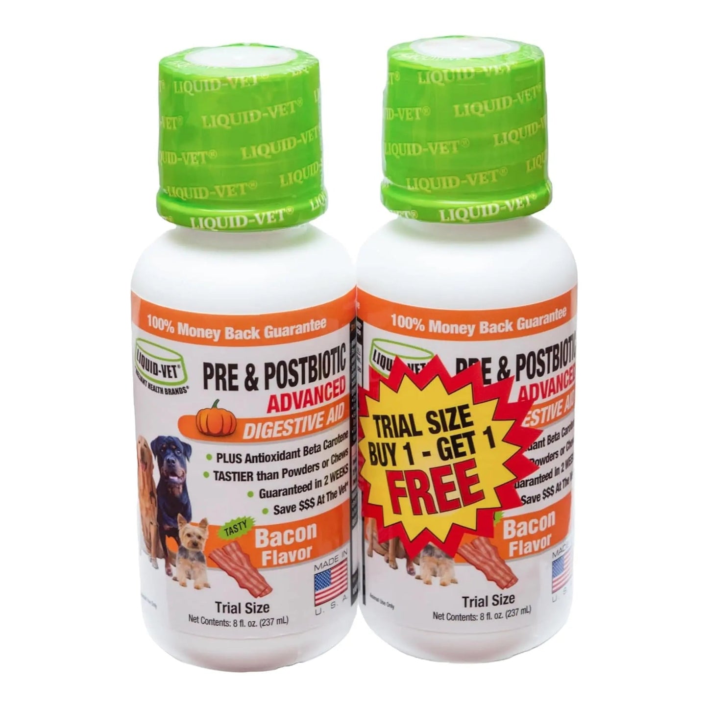 Pre & PostBiotic Support for Dogs – Digestive Upset, Stool Quality & Sensitive Stomach Support – Easy Liquid Formula for Picky Eaters - Maple Wellness Supplements