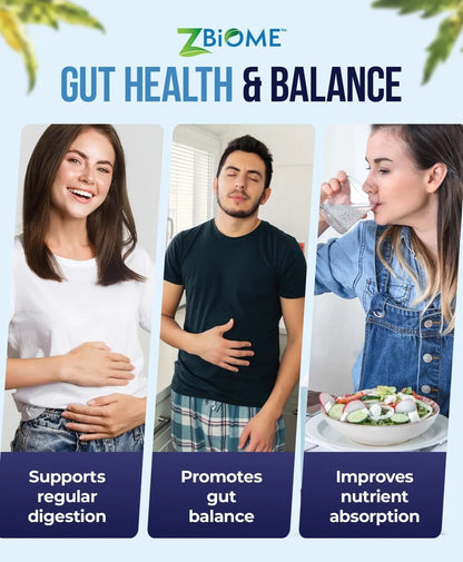 Prebiotics and Probiotics for Men & Women – 60 Billion CFU with 10 Strains – Pre and Probiotics with Acidophilus for Immune, Gut Health, Digestive Support, Constipation,Diarrhea, Gas & Bloating -30ct - Maple Wellness Supplements