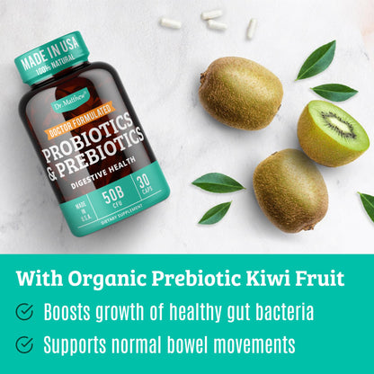 Prebiotics and Probiotics: Lactobacillus Gasseri, Lactobacillus Rhamnosus, Plantarum, Casei, Bifidobacterium longum, lactis, infantis. Probiotic Prebiotic, - Maple Wellness Supplements