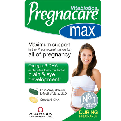 Pregnacare Max, White, 84 Count (Pack of 1) - Maple Wellness Supplements