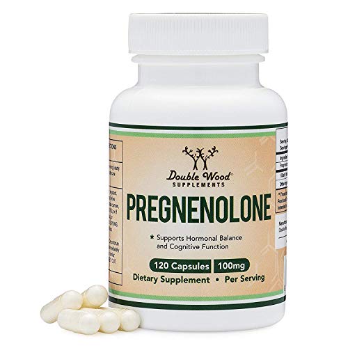 Pregnenolone 100mg per Serving (Converted to Progesterone to Boost Progesterone - Maple Wellness Supplements