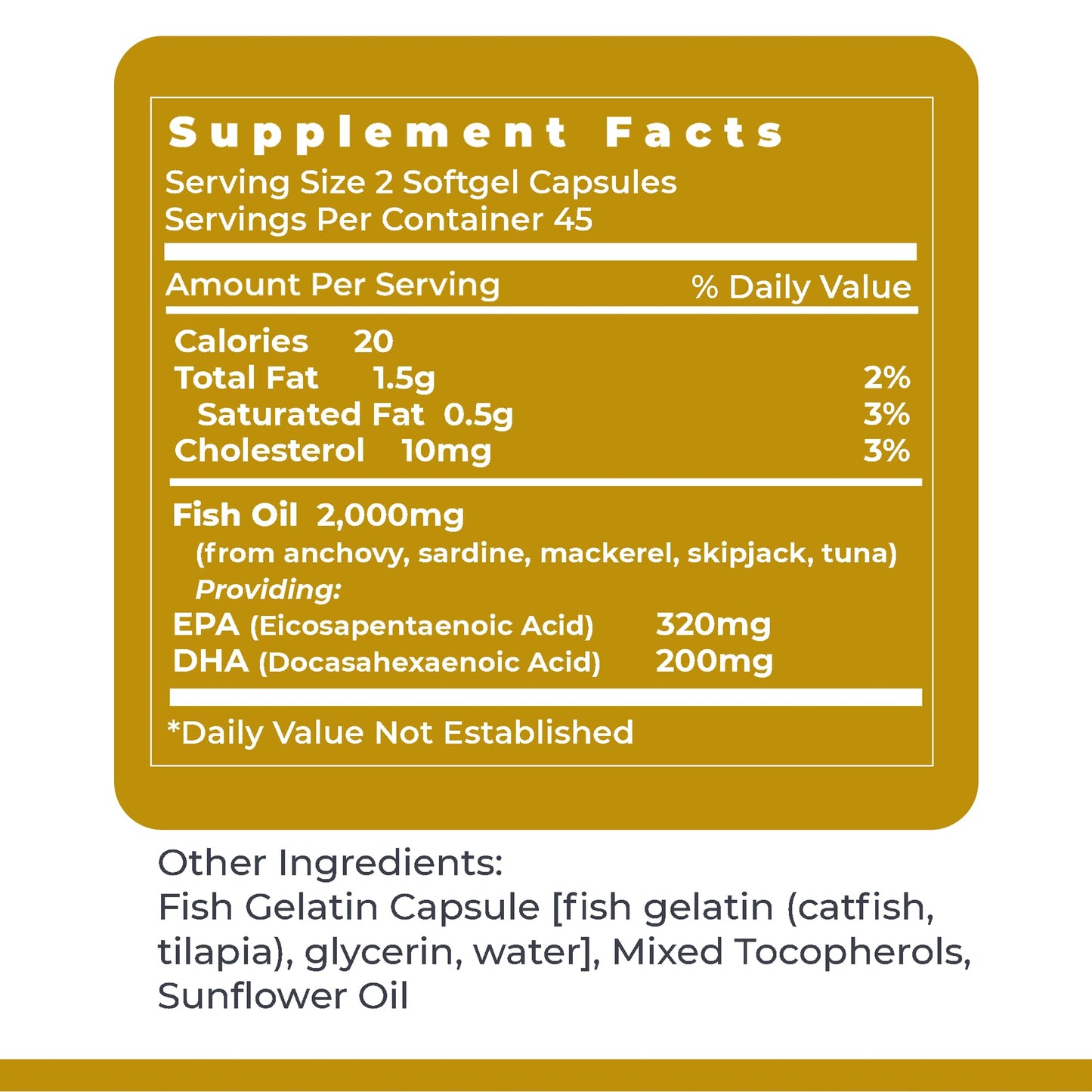 Premier Research Labs EPA DHA Marine Softgels - Omega 3 Fish Oil, EPA DHA Omega 3 Supplement, Fatty Acids for Women & Men, Natural - 90 Softgel Capsules - Maple Wellness Supplements