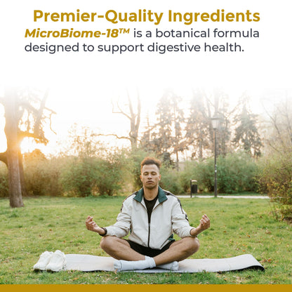 Premier Research Labs MicroBiome-18 - Probiotics for Digestive Health, Probiotics with Lactobacillus Acidophilus for Women and Men, Reuteri for Healthy Gut - Maple Wellness Supplements