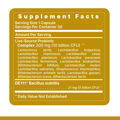 Premier Research Labs MicroBiome-18 - Probiotics for Digestive Health, Probiotics with Lactobacillus Acidophilus for Women and Men, Reuteri for Healthy Gut - Maple Wellness Supplements