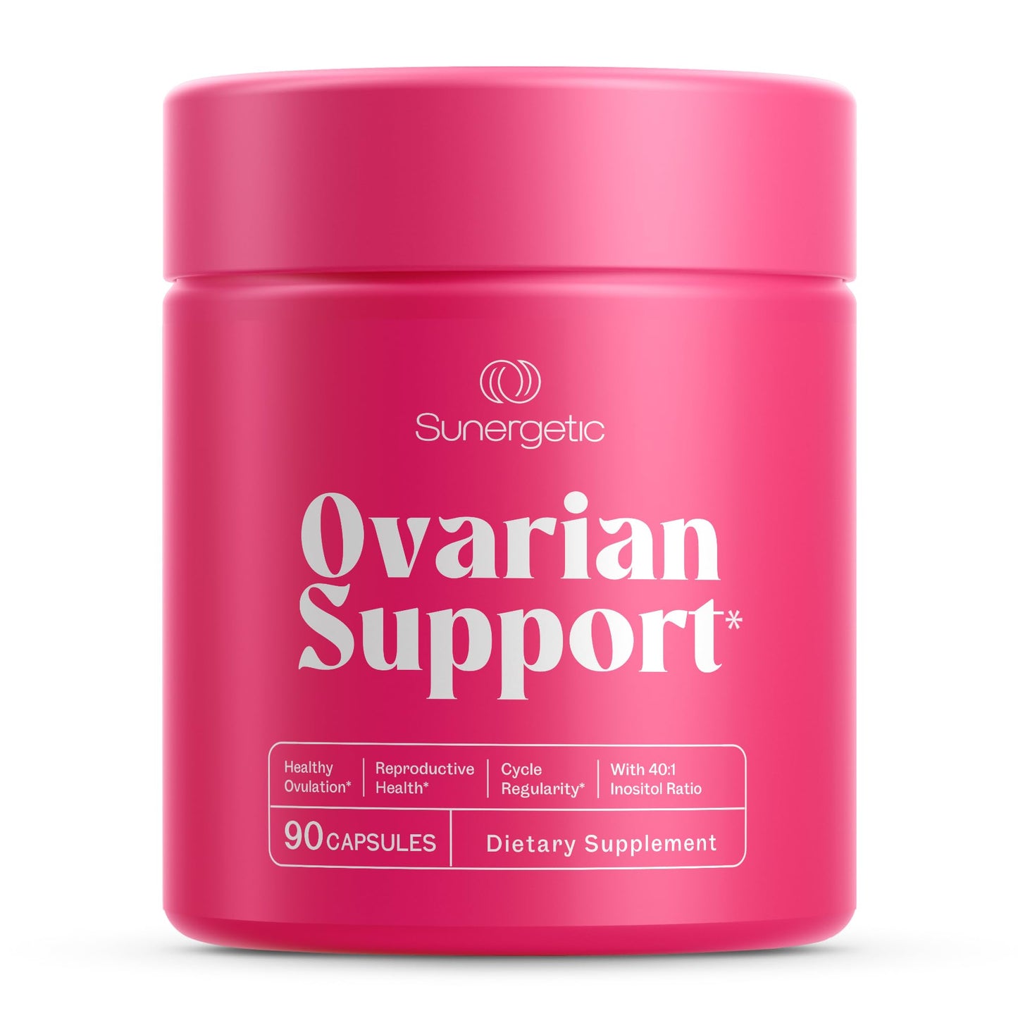 Premium Ovarian Health Support Supplement – Hormone Balance, Ovulation & Cycle Regularity - Myo-Inositol & D-Chiro Inositol Supplement for Women – 40:1 Inositol Ratio With Folate & DIM – 90 Capsules - Maple Wellness Supplements