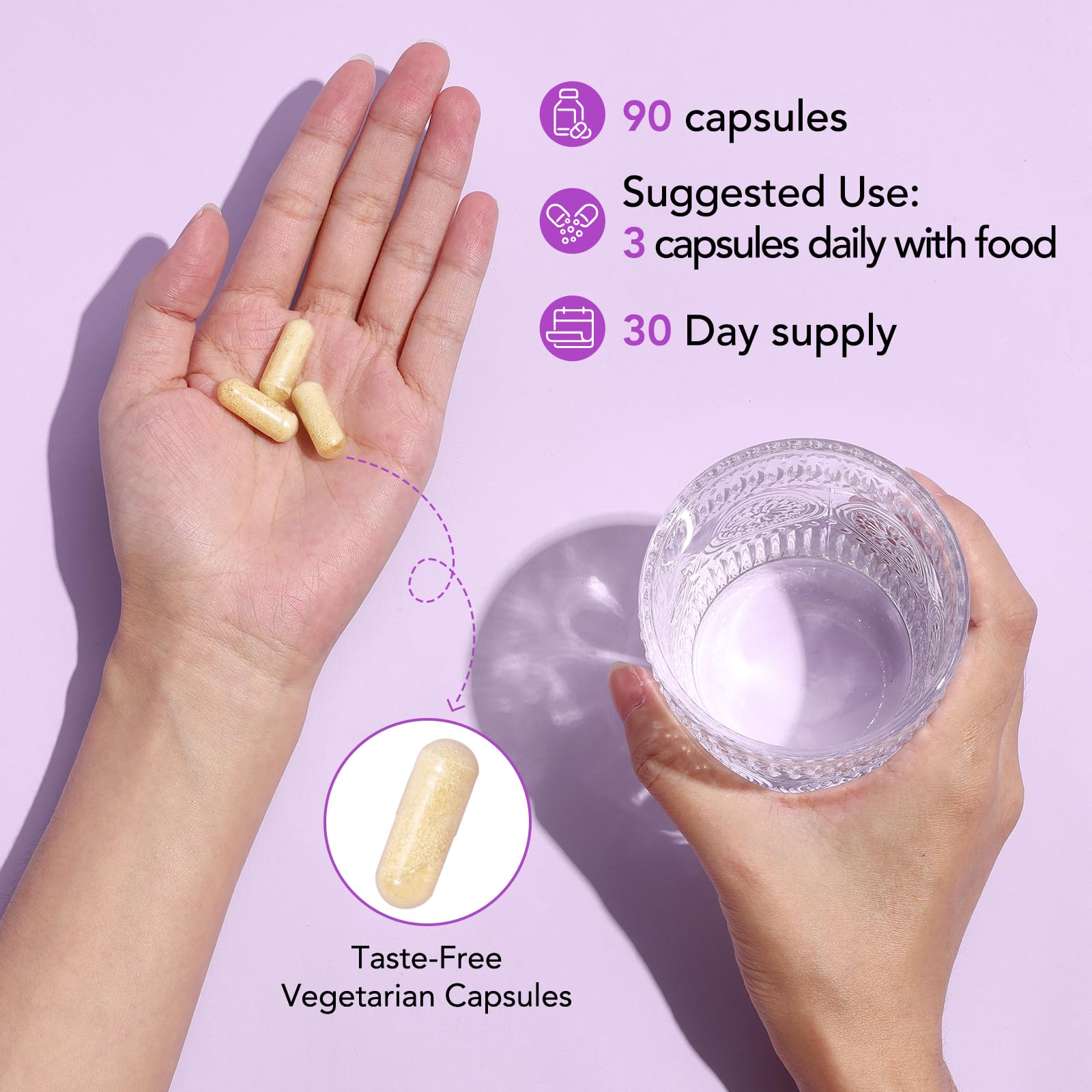 Premom Inositol Plus - 2000mg Myo-Inositol & 50mg D-Chiro Inositol, CoQ10, Folate & Vitamin D3-40:1 Ratio - Supports Hormonal Balance, Ovarian & Reproductive Health - 30 Day Supply - Maple Wellness Supplements