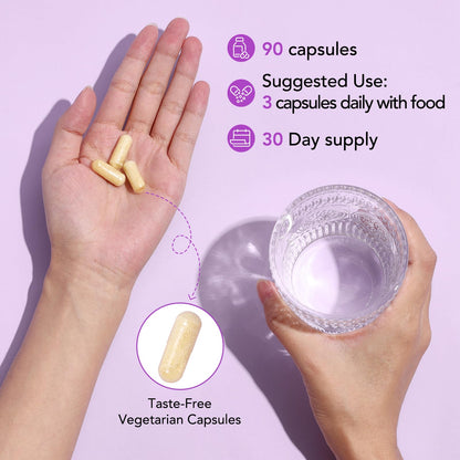 Premom Inositol Plus - 2000mg Myo-Inositol & 50mg D-Chiro Inositol, CoQ10, Folate & Vitamin D3-40:1 Ratio - Supports Hormonal Balance, Ovarian & Reproductive Health - 30 Day Supply - Maple Wellness Supplements