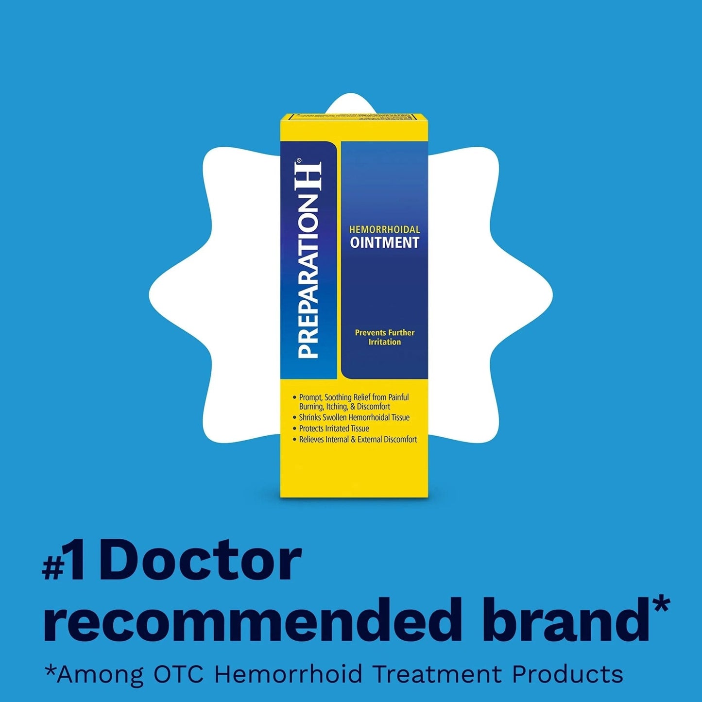 Preparation H Hemorrhoid Ointment, Itching, Burning and Discomfort Relief - 1 Oz Tube - Maple Wellness Supplements