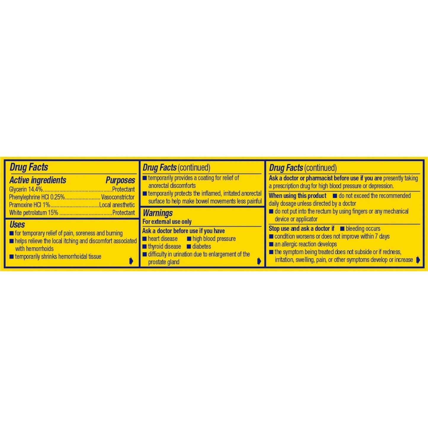 Preparation H Hemorrhoid Symptom Treatment Cream (0.9 Ounce Tube), Maximum Strength Multi-Symptom Pain Relief with Aloe - Maple Wellness Supplements