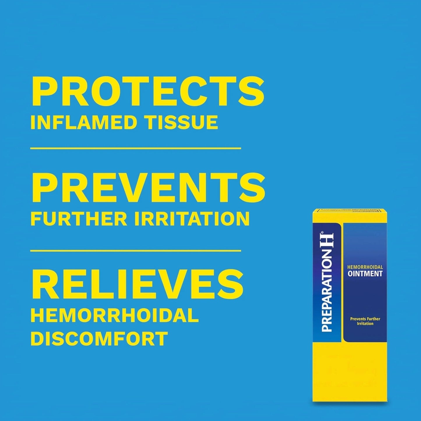 PREPARATION H Hemorrhoid Symptom Treatment Ointment, Itching, Burning & Discomfort Relief, Tube (2.0 Ounce) - Maple Wellness Supplements