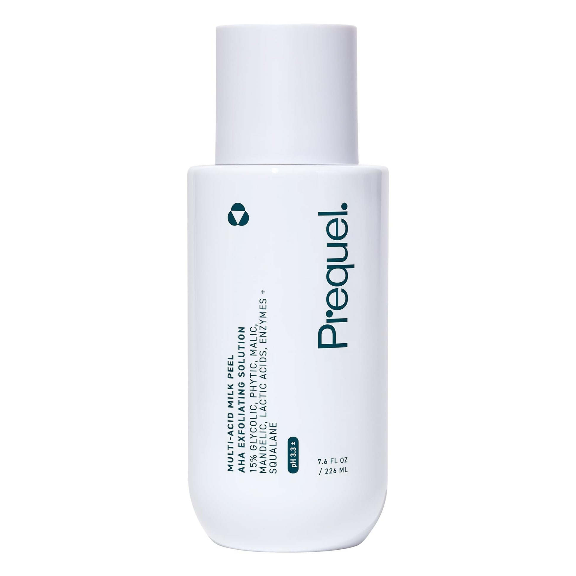 Prequel Skin Multi-Acid Milk Peel, Professional Exfoliating Solution. 15% Glycolic Acid Face Peel with Lactic Acid and Enzymes - Maple Wellness Supplements