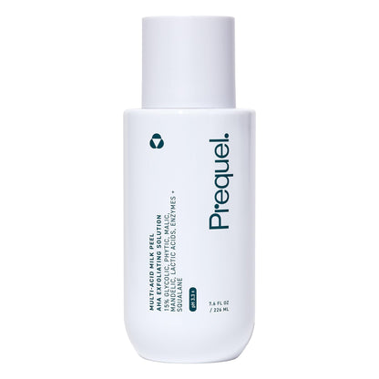 Prequel Skin Multi-Acid Milk Peel, Professional Exfoliating Solution. 15% Glycolic Acid Face Peel with Lactic Acid and Enzymes - Maple Wellness Supplements
